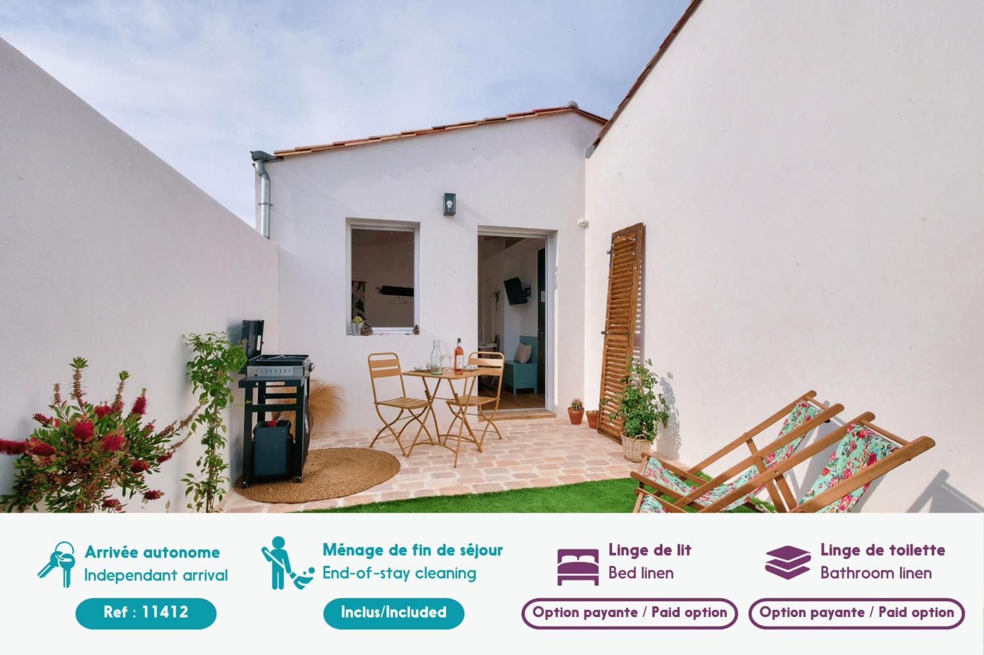 Studio Avec Terrasse A 250 Metres Du Port Rivedoux-Plage Luaran gambar